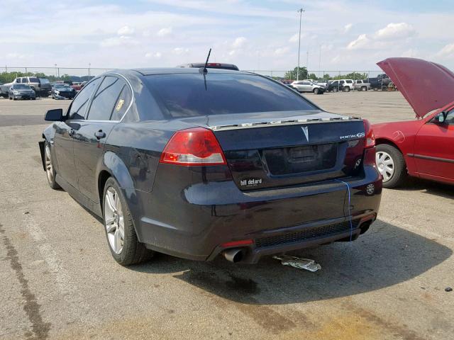 6G2ER57739L228850 - 2009 PONTIAC G8 BLACK photo 3