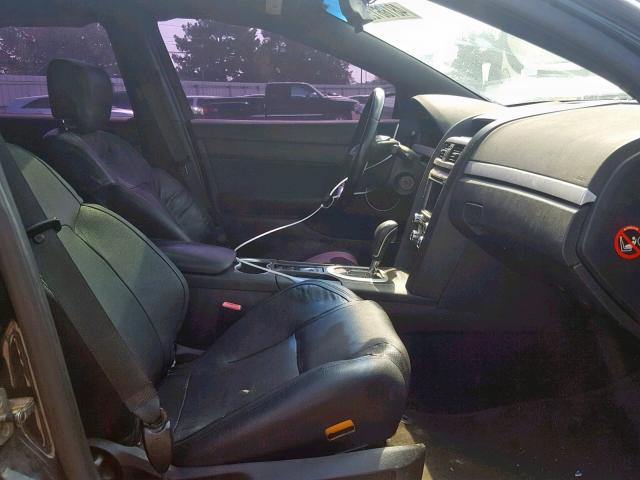 6G2ER57739L228850 - 2009 PONTIAC G8 BLACK photo 5