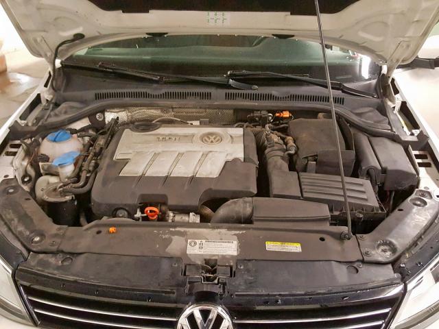 3VWLL7AJ3DM381587 - 2013 VOLKSWAGEN JETTA TDI WHITE photo 7