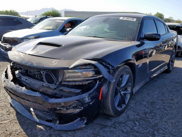 2C3CDXGJ3KH650596 - 2019 DODGE CHARGER SC BLACK photo 2