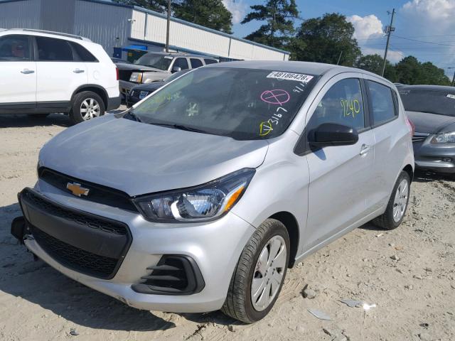 KL8CB6SA6JC433167 - 2018 CHEVROLET SPARK LS SILVER photo 2