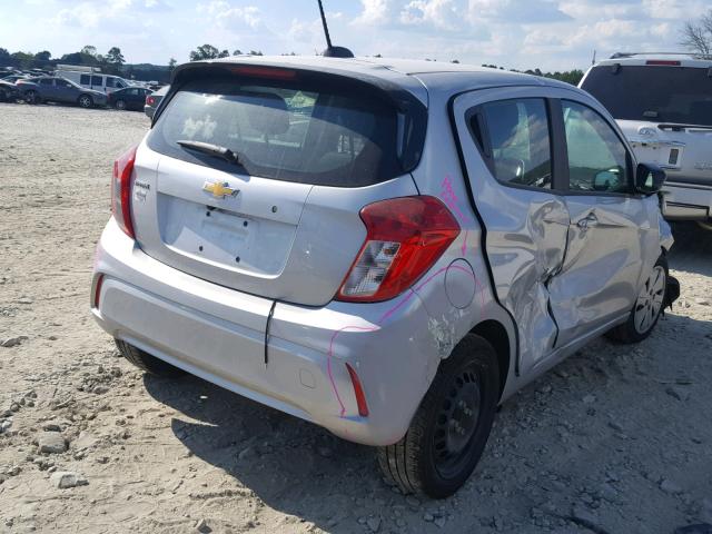 KL8CB6SA6JC433167 - 2018 CHEVROLET SPARK LS SILVER photo 4