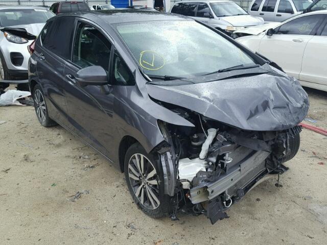 3HGGK5H83FM755988 - 2015 HONDA FIT EX GRAY photo 1