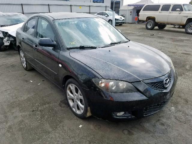 JM1BK32G981141430 - 2008 MAZDA 3 I BLACK photo 1