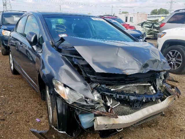 2HGFA16659H324435 - 2009 HONDA CIVIC LX-S Մոխրագույն լուսանկար 1