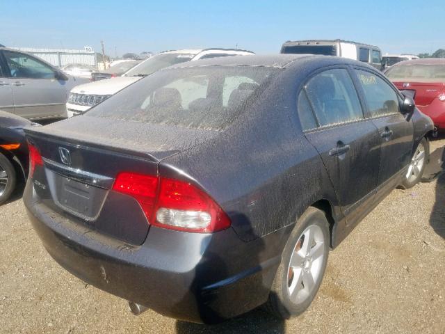 2HGFA16659H324435 - 2009 HONDA CIVIC LX-S Մոխրագույն լուսանկար 4