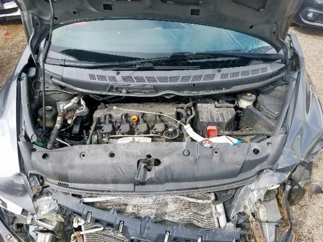 2HGFA16659H324435 - 2009 HONDA CIVIC LX-S Մոխրագույն լուսանկար 7
