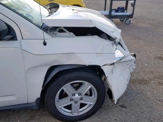 1J8FT47037D370126 - 2007 JEEP COMPASS WHITE photo 9