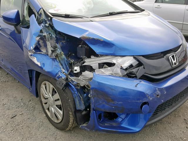 3HGGK5H58HM703992 - 2017 HONDA FIT LX BLUE photo 9