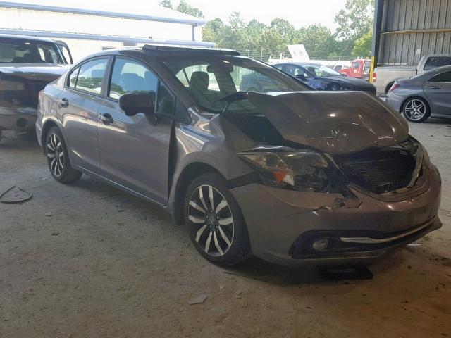 19XFB2F98FE091878 - 2015 HONDA CIVIC EXL 灰色 照片 1