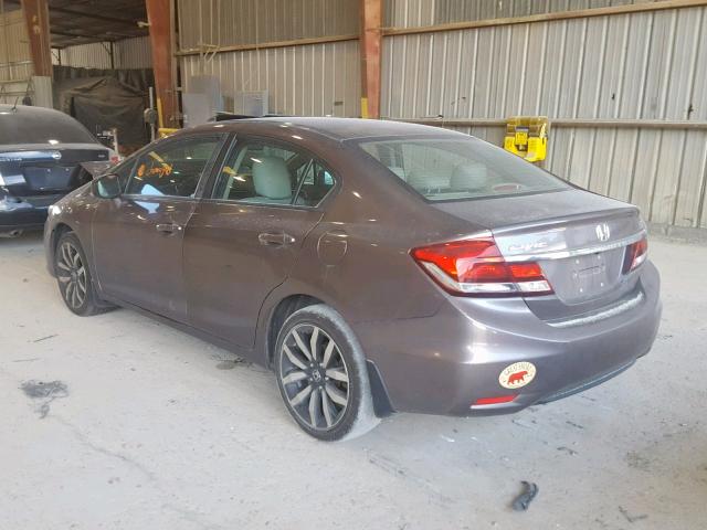19XFB2F98FE091878 - 2015 HONDA CIVIC EXL 灰色 照片 3