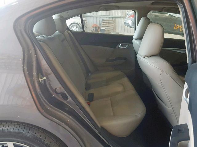 19XFB2F98FE091878 - 2015 HONDA CIVIC EXL 灰色 照片 6