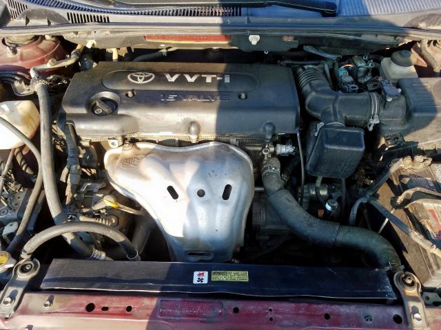 JTKDE167880268800 - 2008 TOYOTA SCION TC ბურგუნდია ფოტო 7