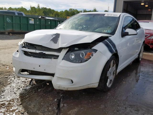 1G1AT18H397103180 - 2009 CHEVROLET COBALT LT WHITE photo 2