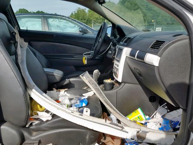 1G1AT18H397103180 - 2009 CHEVROLET COBALT LT WHITE photo 5