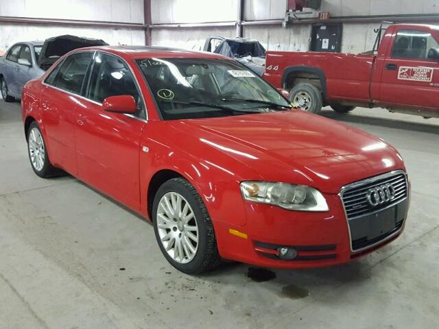 WAUDH98E36A132247 - 2006 AUDI A4 3.2 QUA RED photo 1