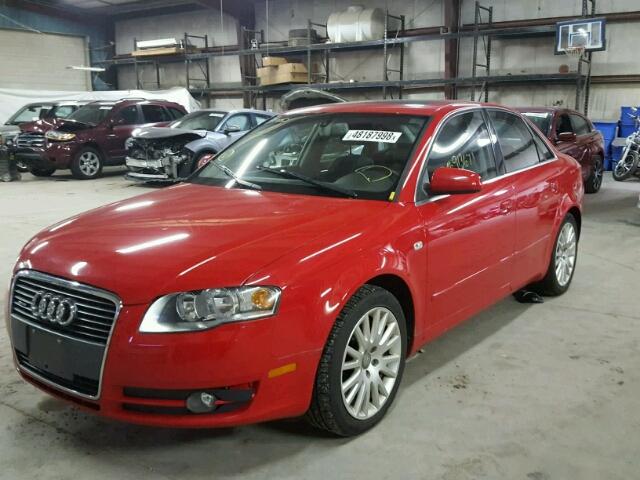 WAUDH98E36A132247 - 2006 AUDI A4 3.2 QUA RED photo 2