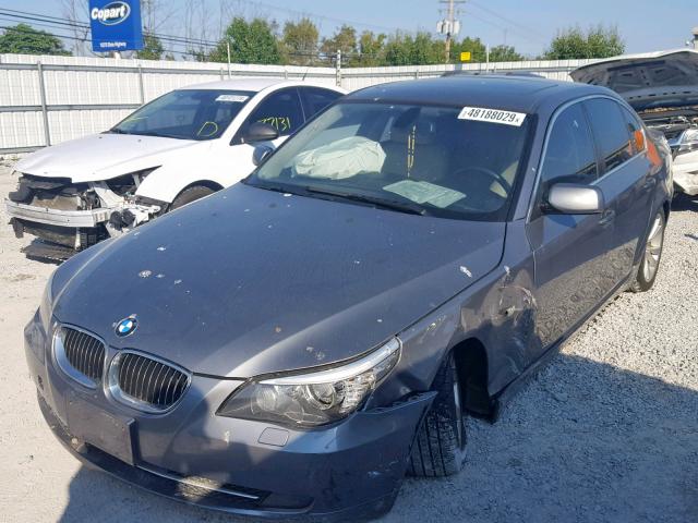 WBANW1C51AC166512 - 2010 BMW 535 I GRAY photo 2