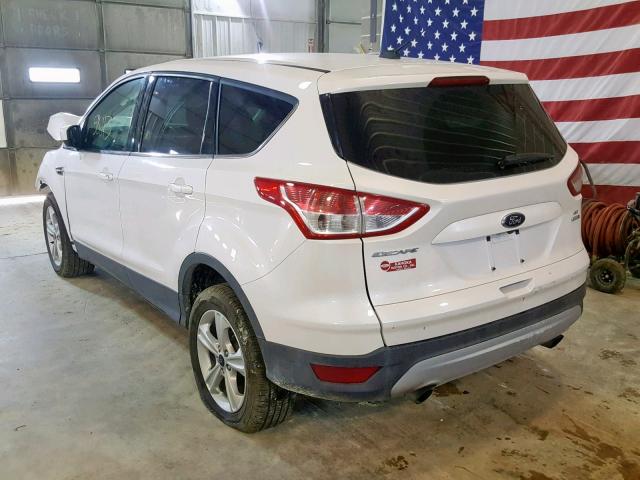 1FMCU9G93EUD24727 - 2014 FORD ESCAPE SE WHITE photo 3