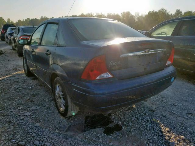 1FAFP3832YW349889 - 2000 FORD FOCUS ZTS BLUE photo 3