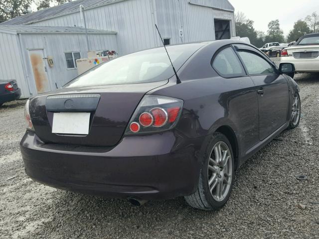 JTKDE167680241014 - 2008 TOYOTA SCION TC 紫色 照片 4
