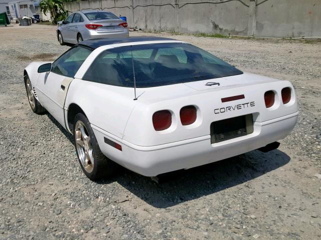 1G1YY22P1S5117540 - 1995 CHEVROLET CORVETTE WHITE photo 3