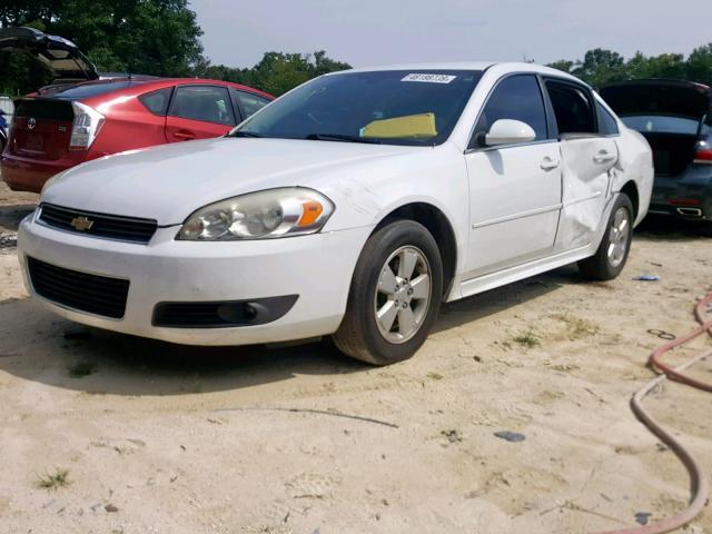 2G1WG5EK6B1145265 - 2011 CHEVROLET IMPALA LT WHITE photo 2