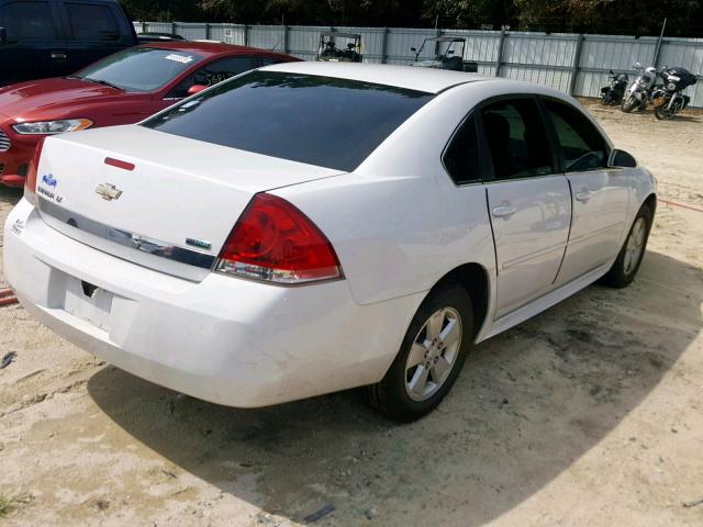 2G1WG5EK6B1145265 - 2011 CHEVROLET IMPALA LT WHITE photo 4