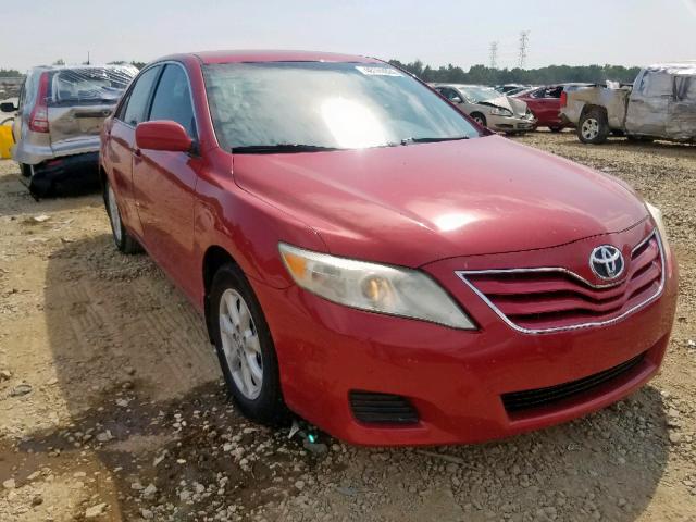 4T4BF3EK4BR153450 - 2011 TOYOTA CAMRY BASE RED photo 1