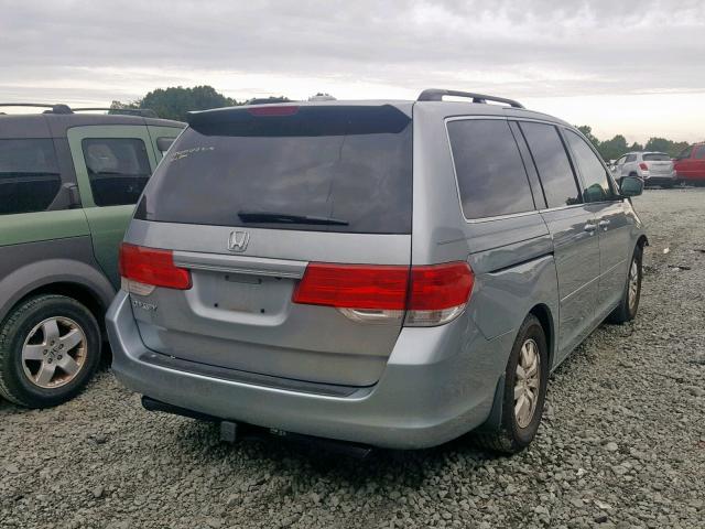 5FNRL38638B079072 - 2008 HONDA ODYSSEY EX SILVER photo 4