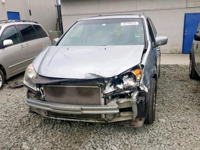 5FNRL38638B079072 - 2008 HONDA ODYSSEY EX SILVER photo 9