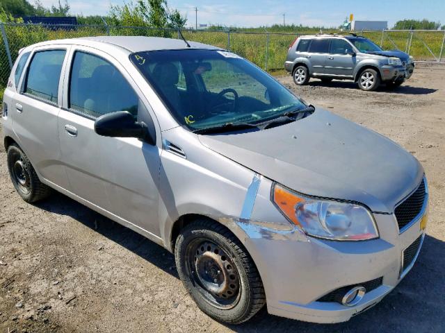 3G1TB6DE4AL118257 - 2010 CHEVROLET AVEO LS SILVER photo 1