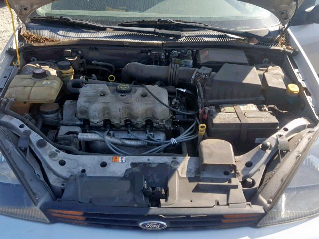 1FAFP33P33W109186 - 2003 FORD FOCUS LX SILVER photo 7