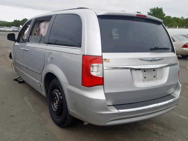 2C4RC1BG1CR369586 - 2012 CHRYSLER TOWN & COU GRAY photo 3