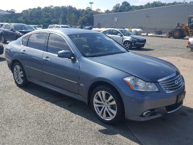 JNKAY01F28M654078 - 2008 INFINITI M35 BASE BLUE photo 1