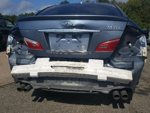 JNKAY01F28M654078 - 2008 INFINITI M35 BASE BLUE photo 9