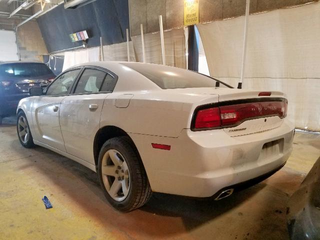 2C3CDXAG4CH305446 - 2012 DODGE CHARGER PO WHITE photo 3