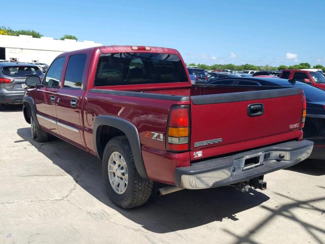 2GTEK13Z761345457 - 2006 GMC NEW SIERRA MAROON photo 3