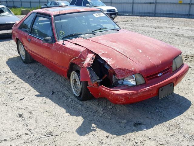 1FACP41M1PF203297 - 1993 FORD MUSTANG LX RED photo 1