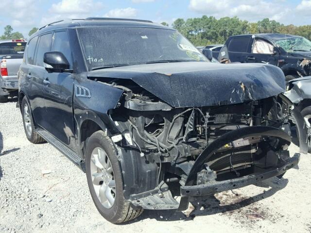 JN8AZ2NF3B9501048 - 2011 INFINITI QX56 BLACK photo 1