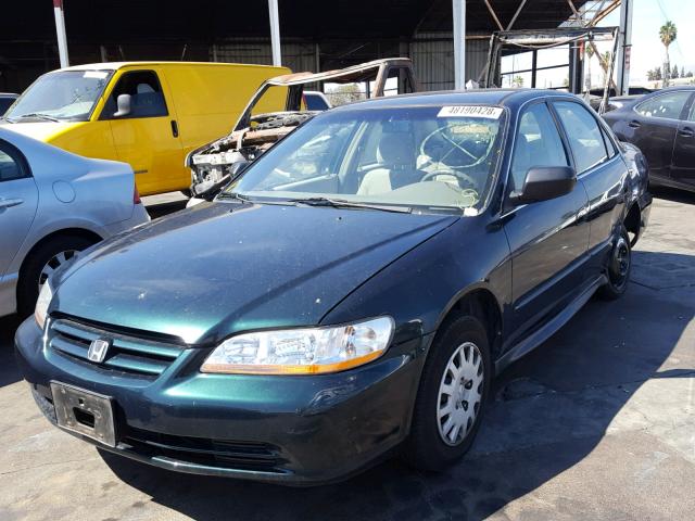 1HGCF86601A028609 - 2001 HONDA ACCORD VAL GREEN photo 2