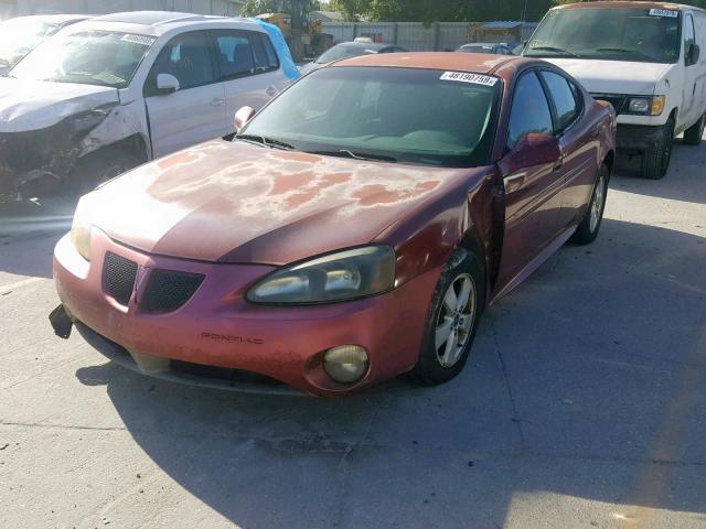 2G2WP522651152804 - 2005 PONTIAC GRAND PRIX BURGUNDY photo 2