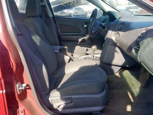 2G2WP522651152804 - 2005 PONTIAC GRAND PRIX BURGUNDY photo 5