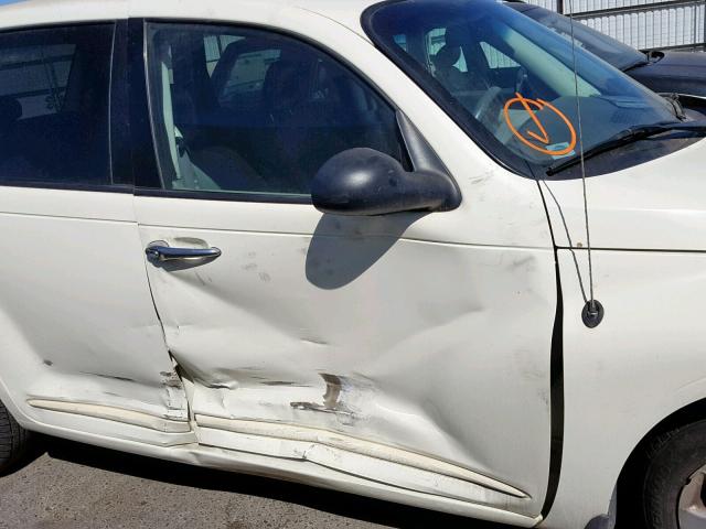 3A4FY58B27T549812 - 2007 CHRYSLER PT CRUISER WHITE photo 9