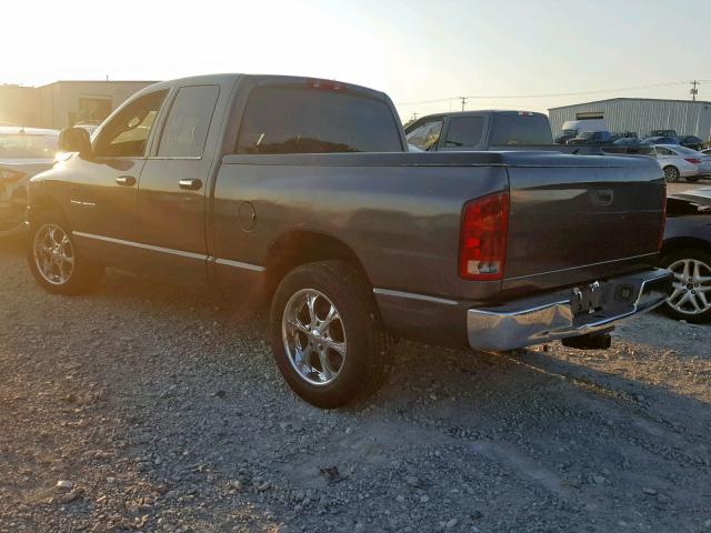 1D7HA18N74S737699 - 2004 DODGE RAM 1500 S GRAY photo 3