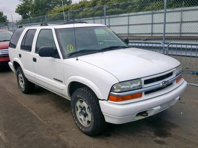 1GNDT13X54K107540 - 2004 CHEVROLET BLAZER WHITE photo 1