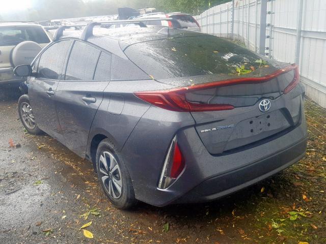 JTDKARFP2J3088970 - 2018 TOYOTA PRIUS PRIM 灰色 照片 3