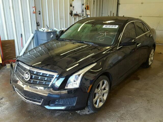 1G6AA5RA1E0119115 - 2014 CADILLAC ATS BLACK photo 2