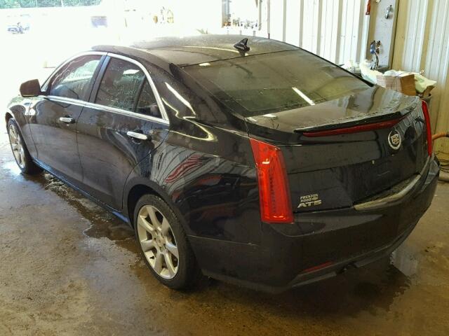 1G6AA5RA1E0119115 - 2014 CADILLAC ATS BLACK photo 3