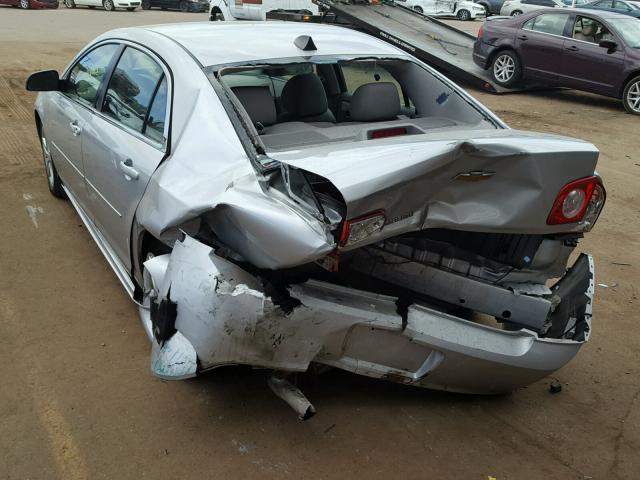 1G1ZB5E03CF110638 - 2012 CHEVROLET MALIBU LS 银色 照片 3